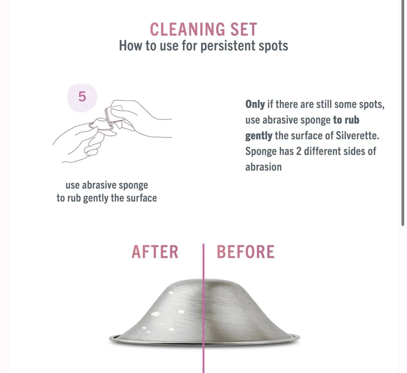 Silverette Nursing Cups Cleaning Kit