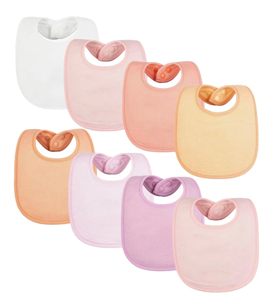 Tiny Twinkle 8 Pack Baby Bibs– Waterproof