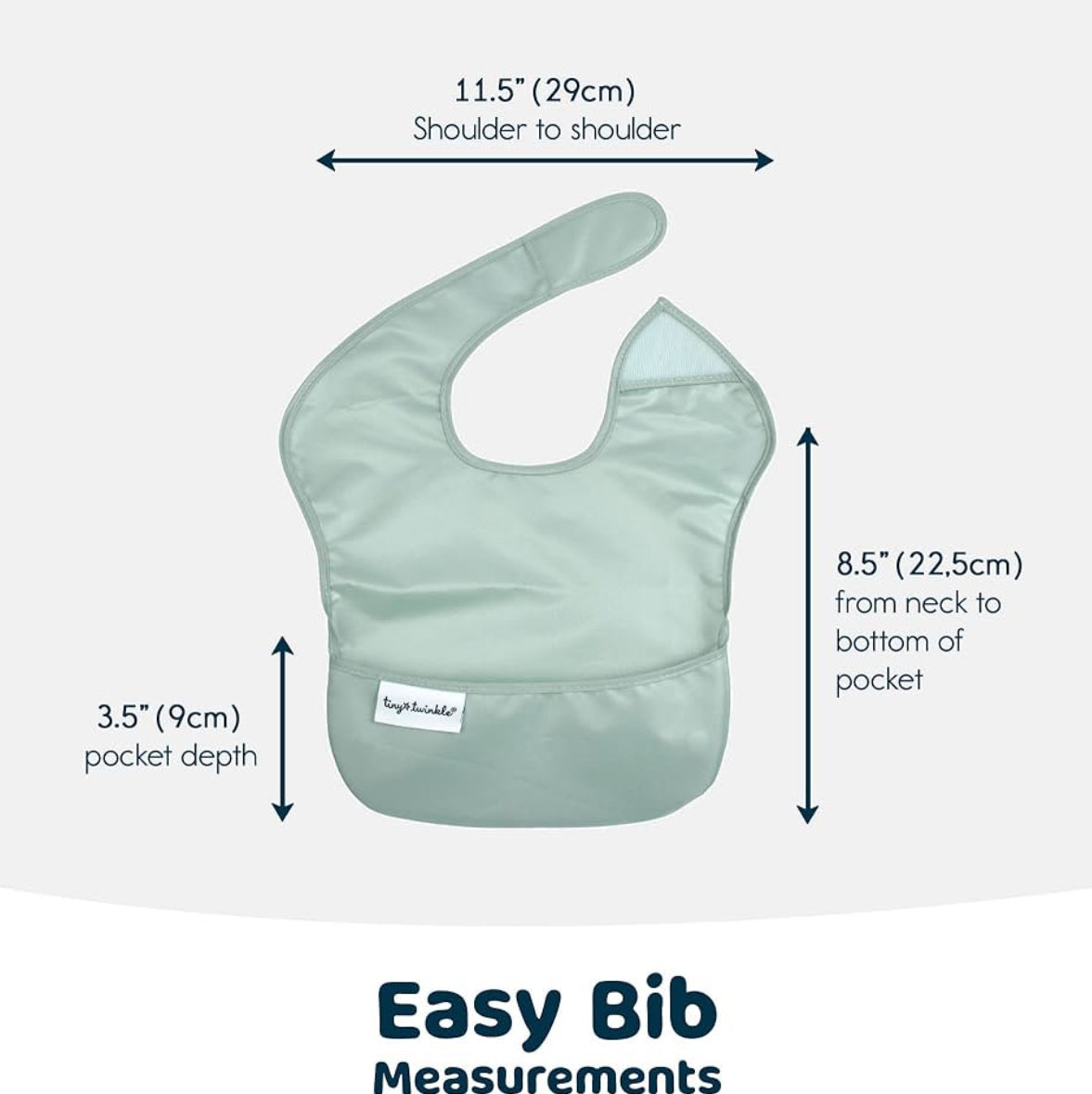 Tiny Twinkle Mess Proof Bibs - pack of 3