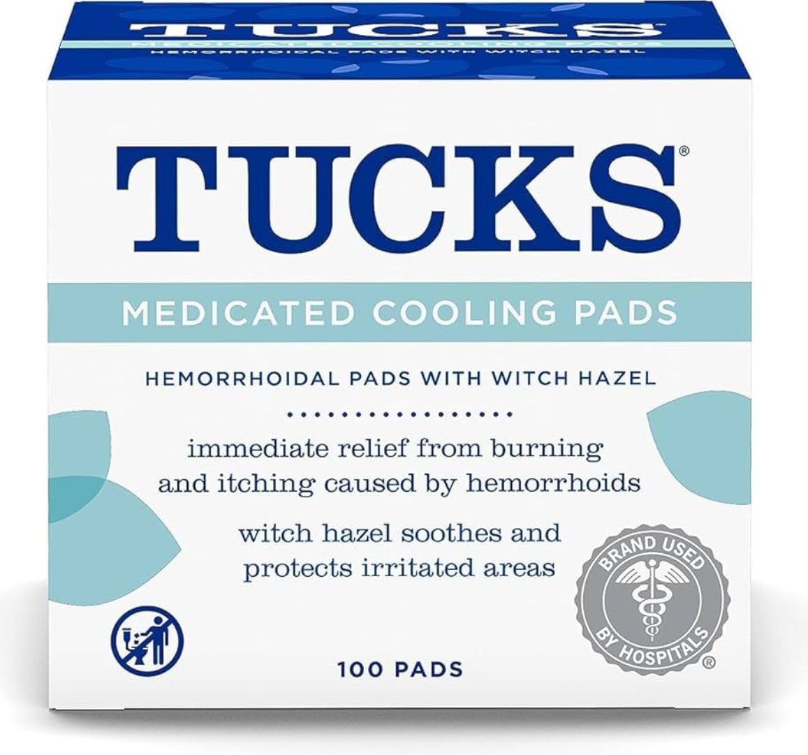 Tucks Medicated Cooling Pads, 100 Count