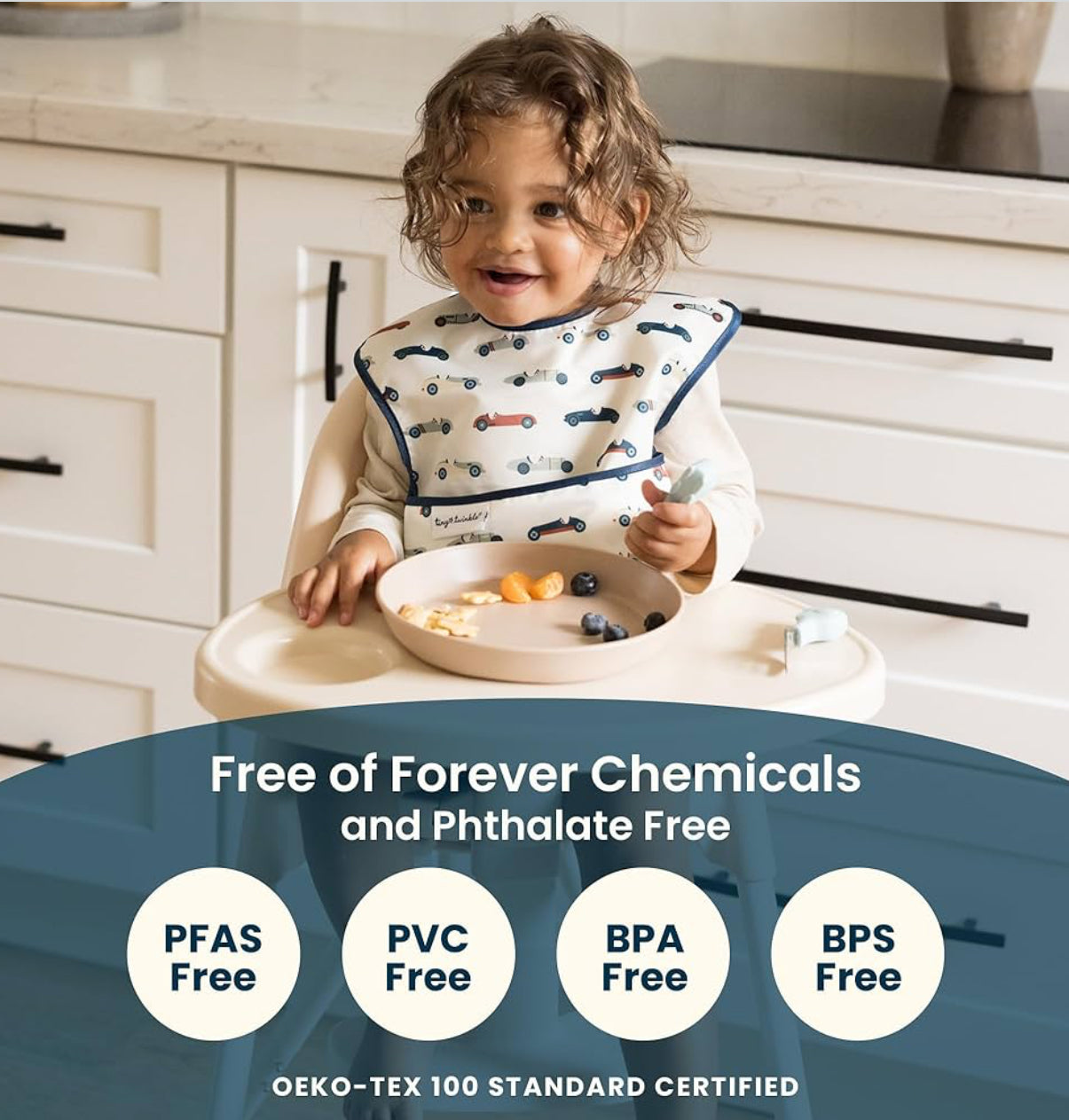 Tiny Twinkle Mess Proof Bibs - pack of 3