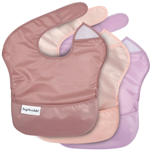 Tiny Twinkle Mess Proof Bibs - pack of 3